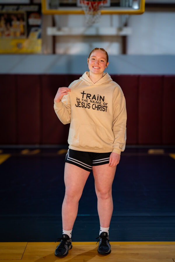 Train in the Name of Jesus Christ Hoodie - Image 3